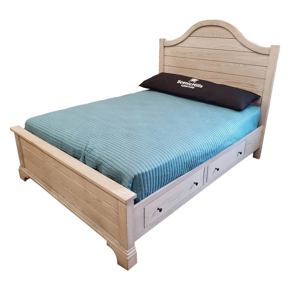 Lola Queen Bed With Under Bed Storage Rails