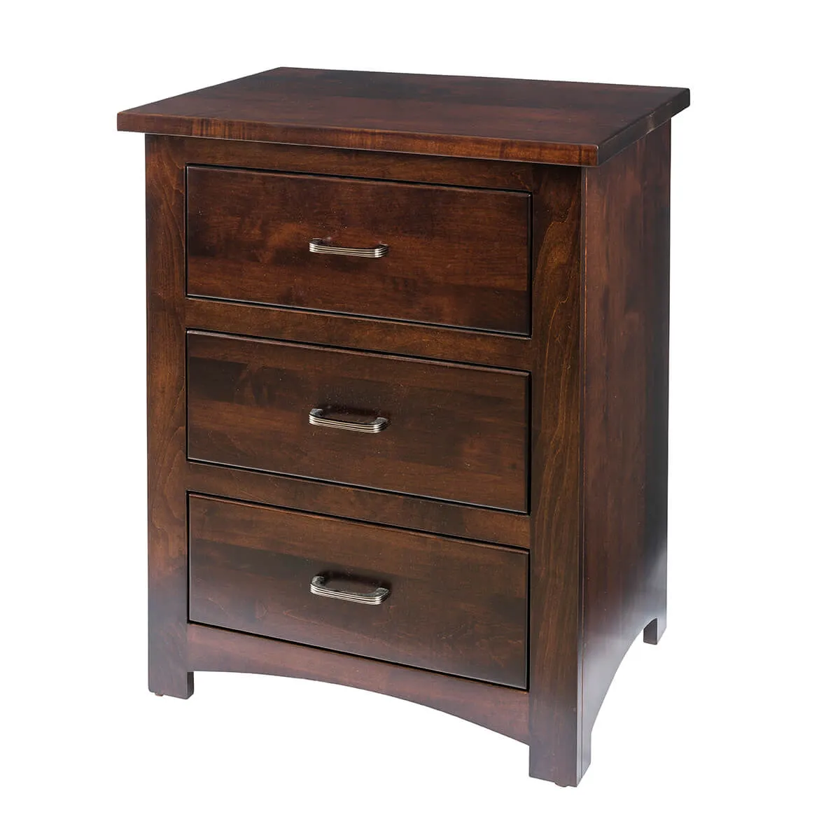 Shaker 3 Drawer Nightstand