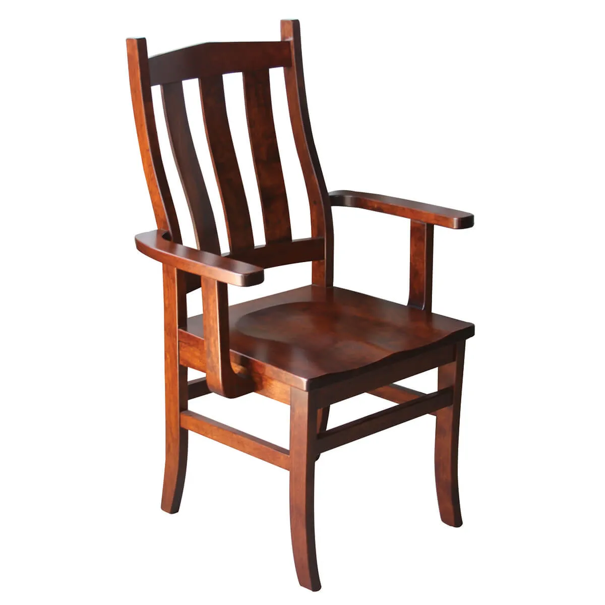 Country Auburn Arm Chair