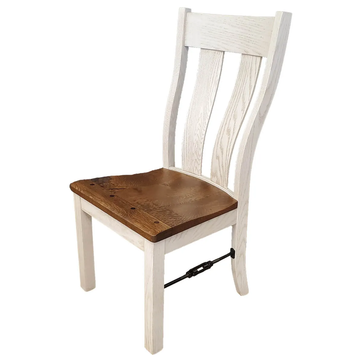 Urbana Side Chair with Breadboard Seat and Turnbuckles