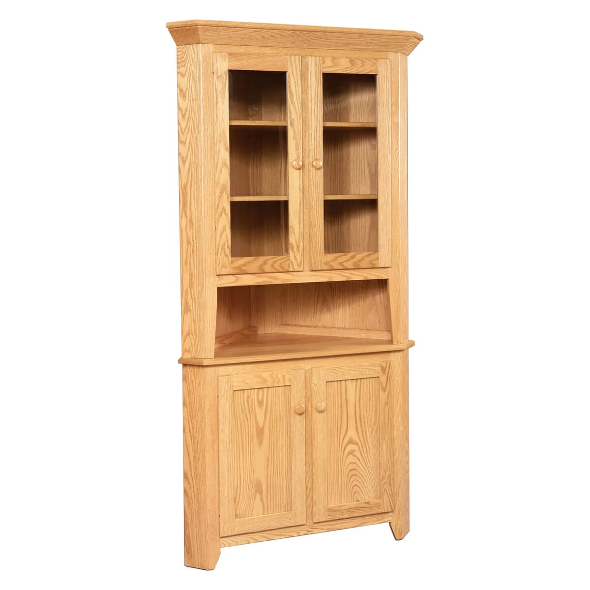 Shaker 30 Inch Shaker Corner Hutch