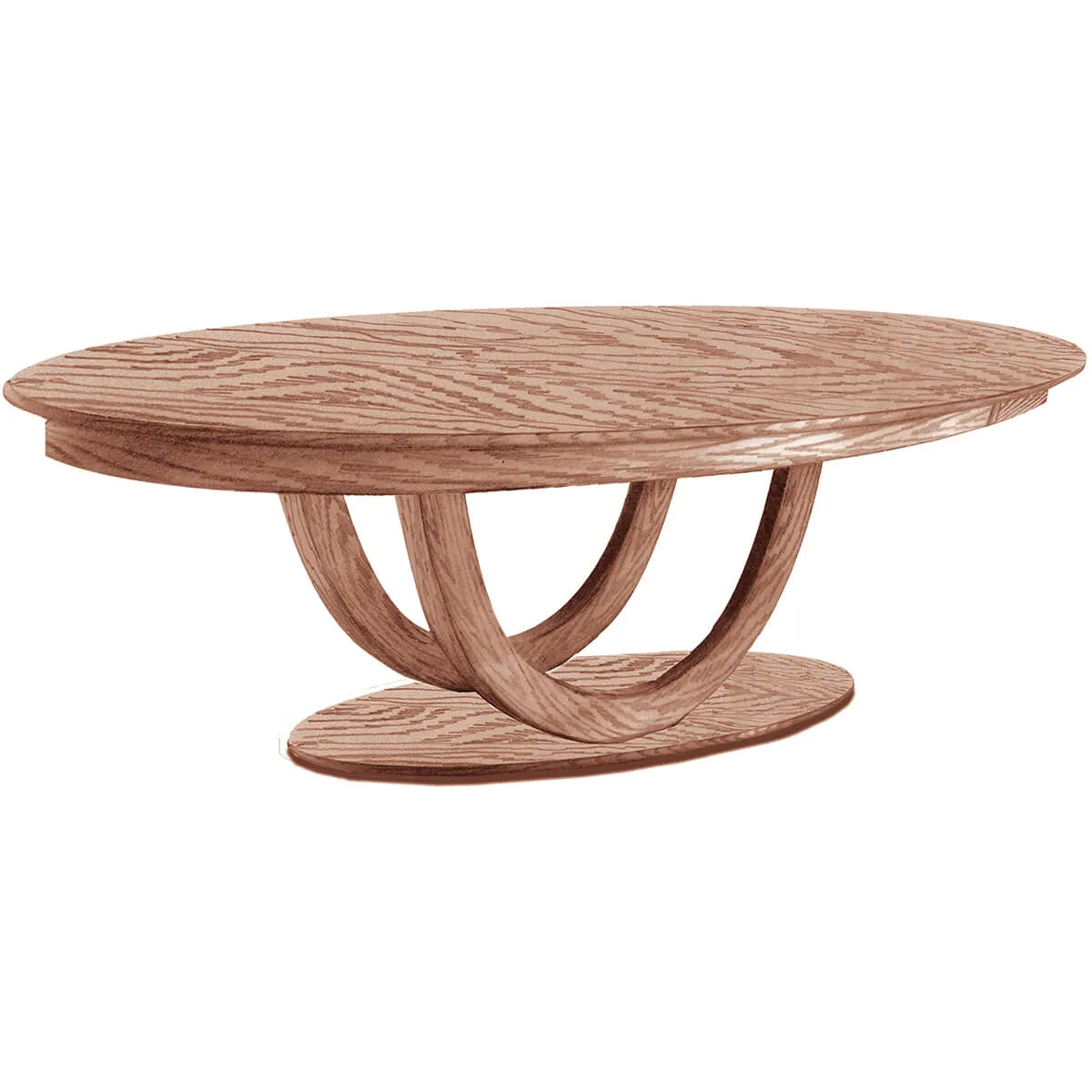 Woodville Oval Dining Table