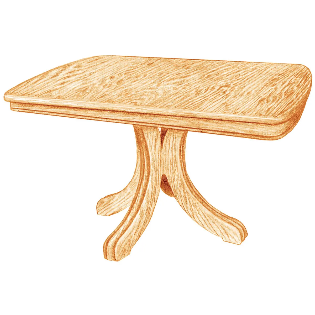 Williamson Single Pedestal Dining Table