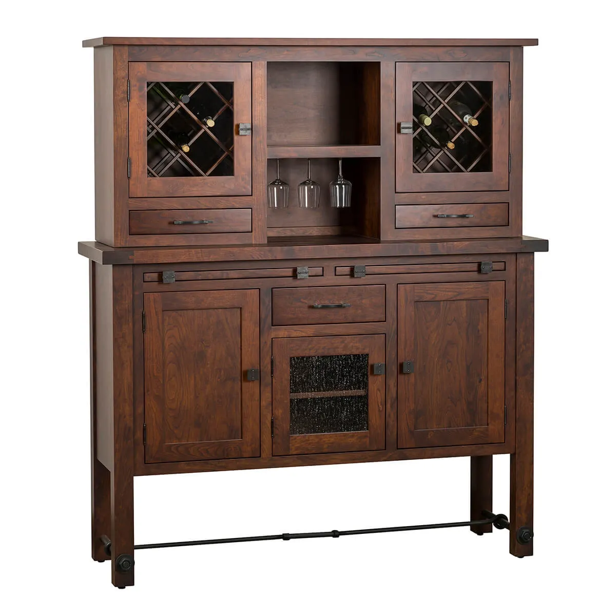 Settlers Trestle Wine Hutch