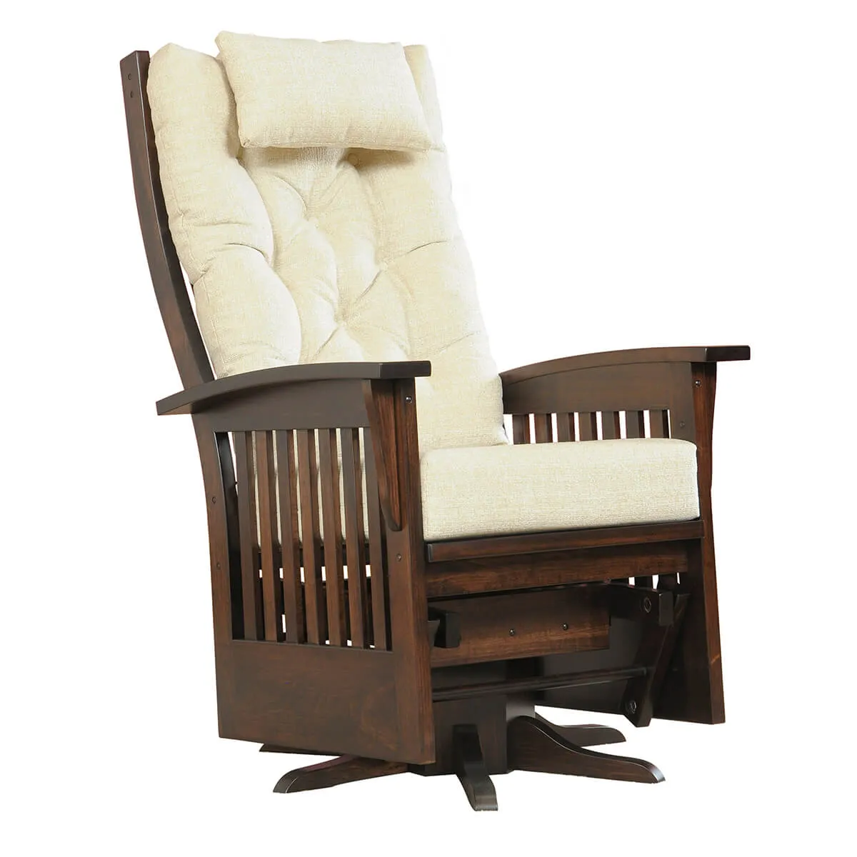 Deluxe Swivel Glider with Headrest
