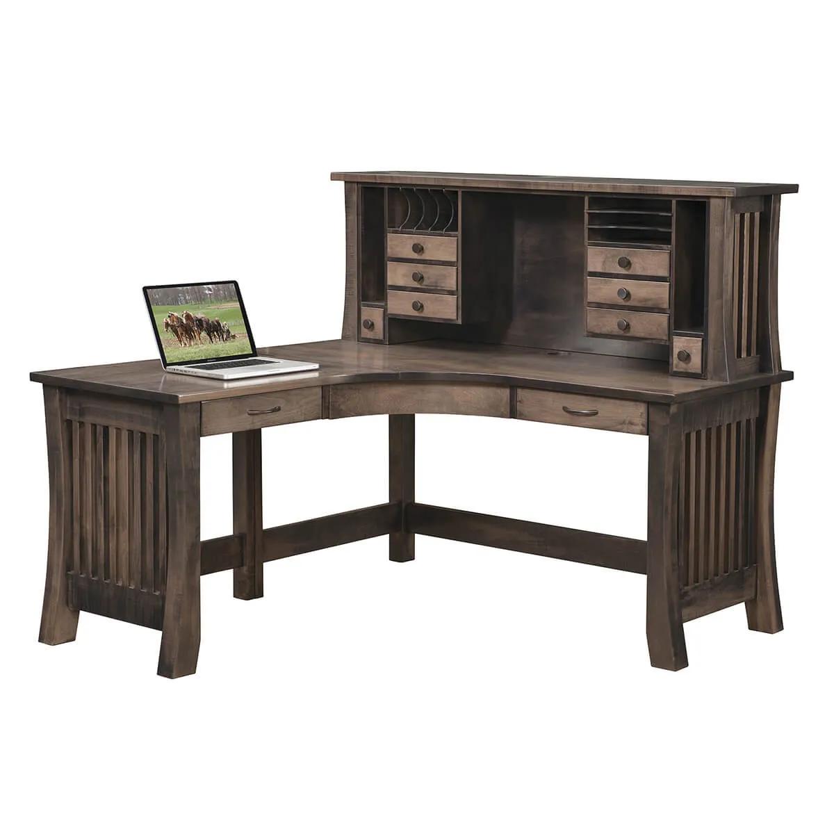 Liberty Deluxe L-Desk with Organizer