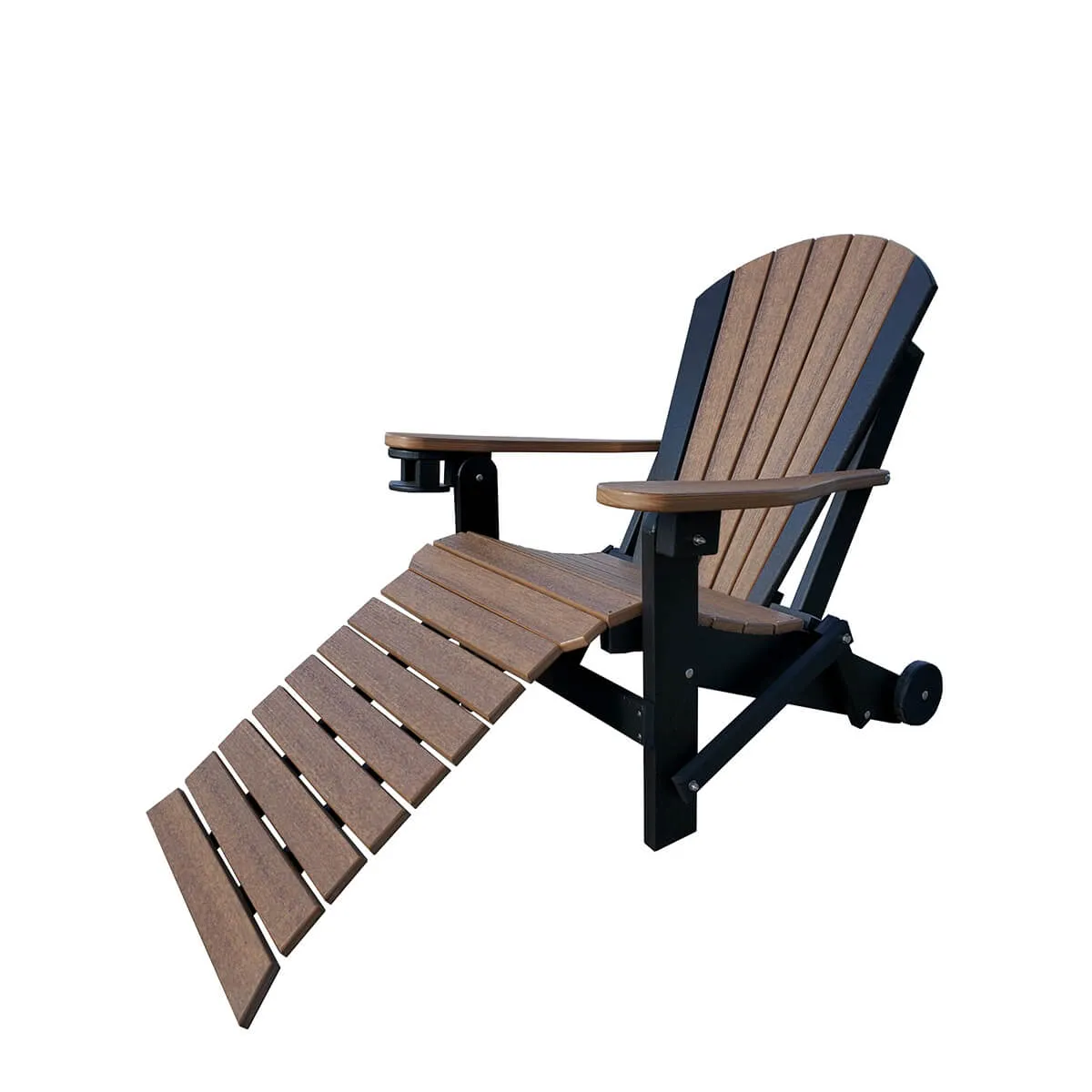 Adirondack Supreme Folding Chair with Retractable Footrest