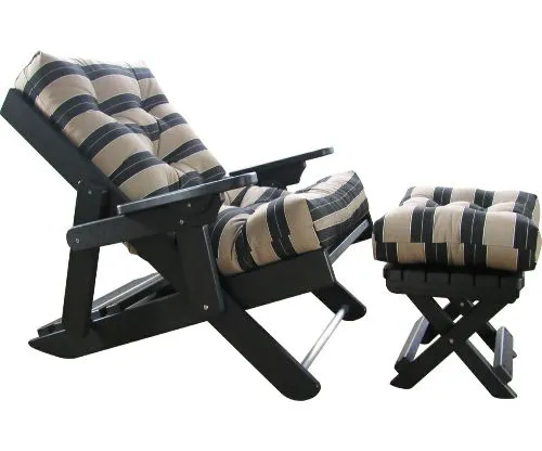 510 siesta folding chair with 520 siesta footrest