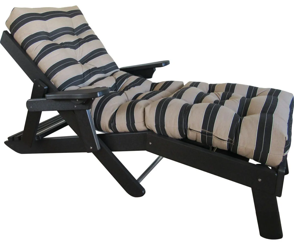 #513 Siesta Cushion Folding Chaise Lounge