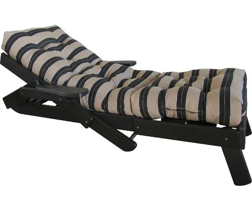 513 siesta cushion folding chaise lounge in flat out position