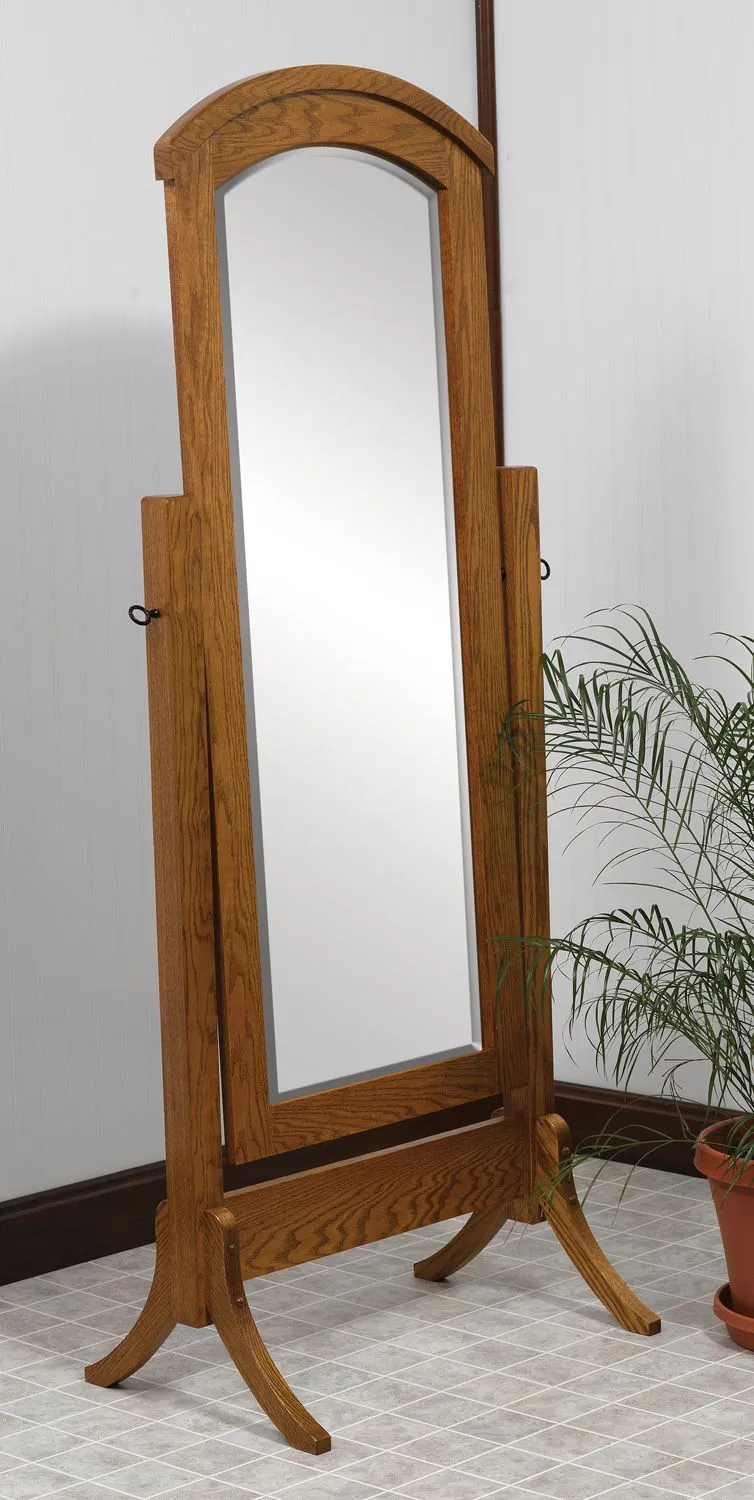 #1014 Crown Shaker Cheval Mirror