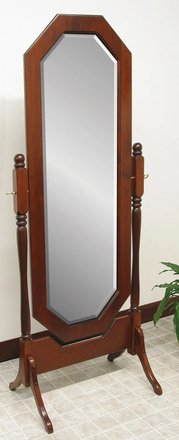 #1020 Octagon Cheval Mirror