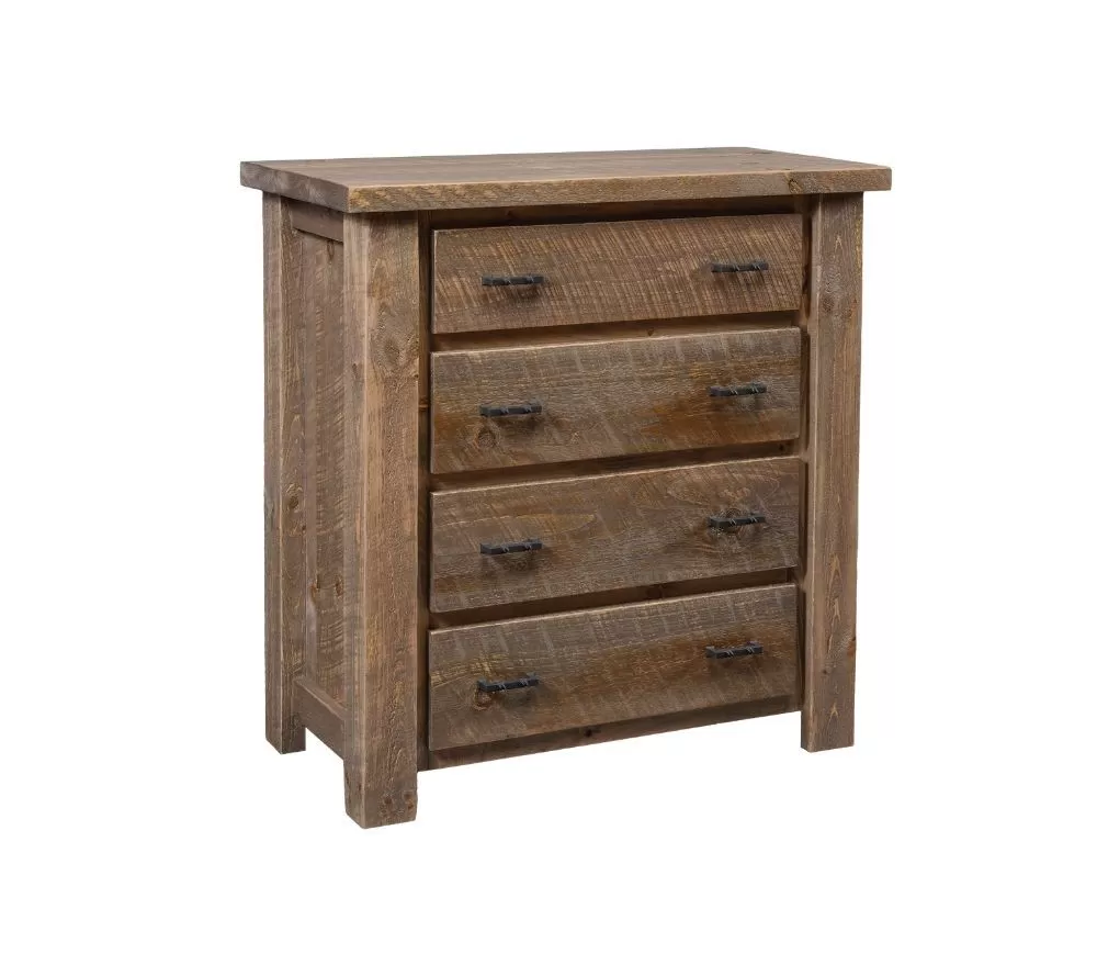 #RS-750 Roughsawn 4 Drawer Chest