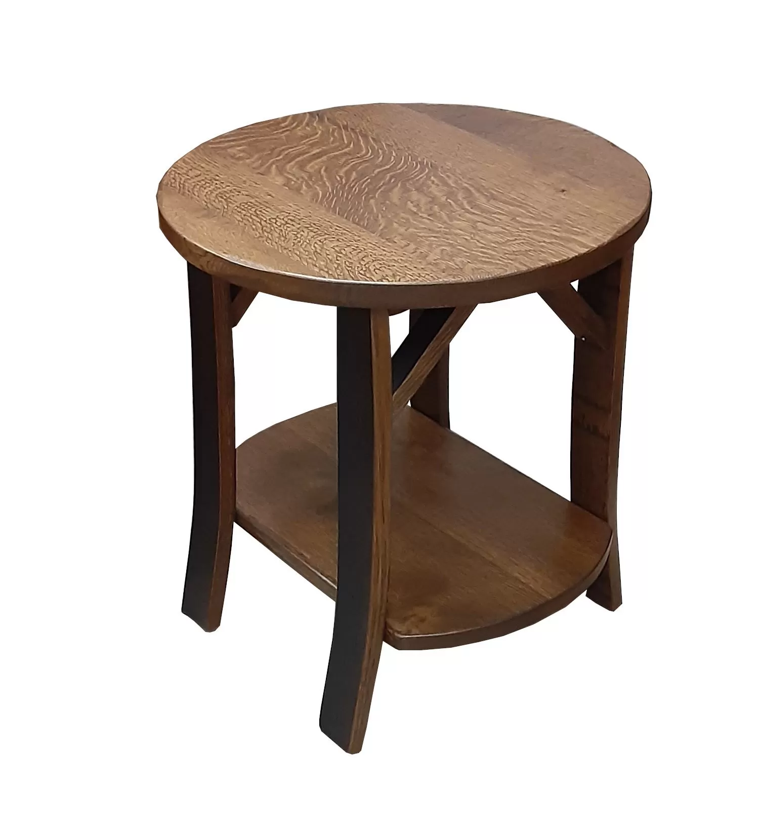 Whiskey Barrel End Table