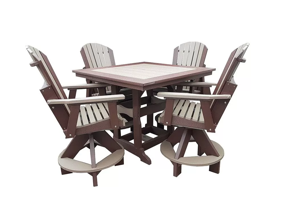 Superior 44 x 44 Counter Height Table Set