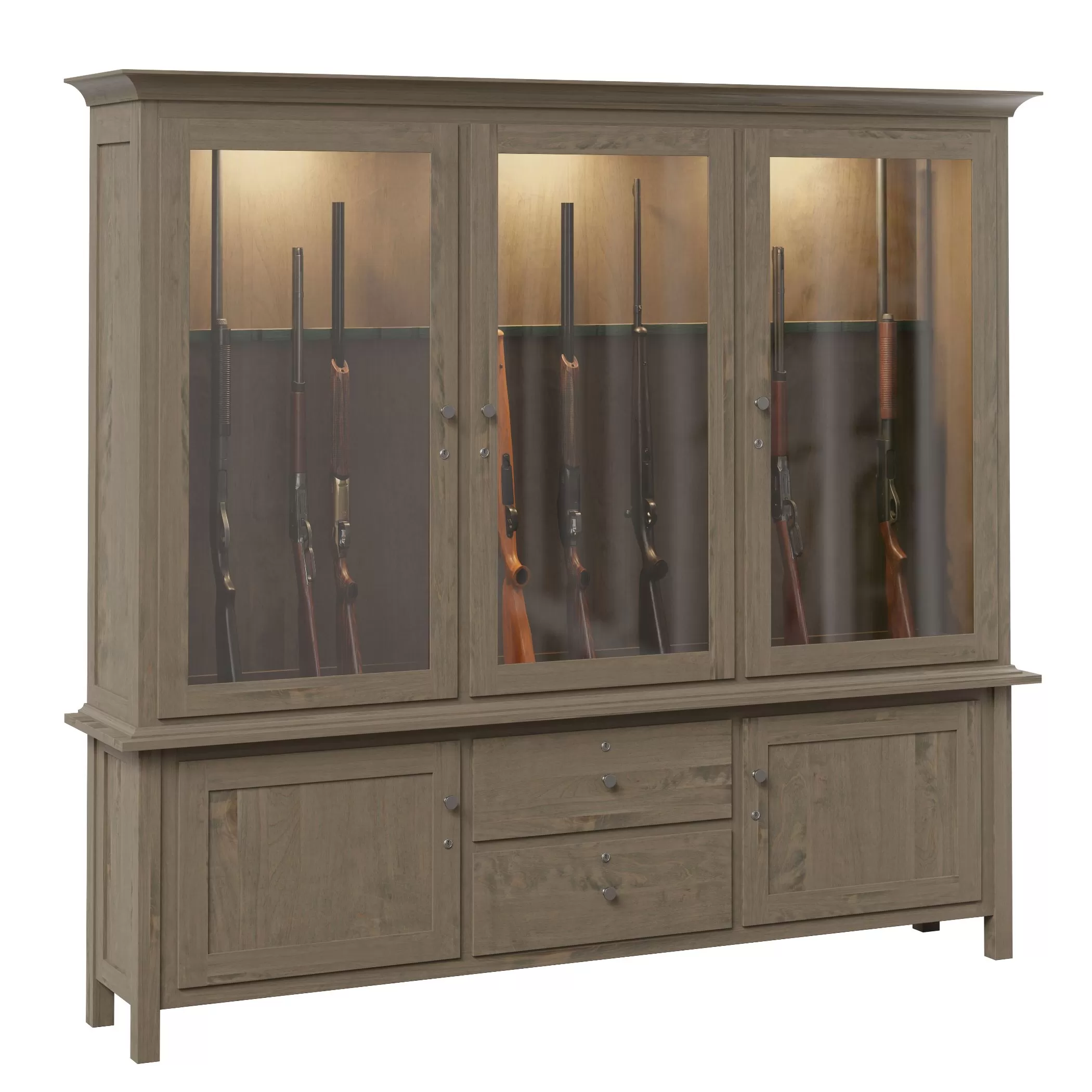 Easton 3 Door 20 Gun Cabinet