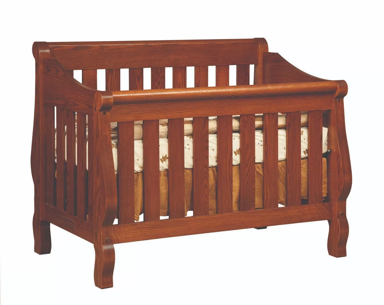 Hoosier Sleigh Convertible Crib