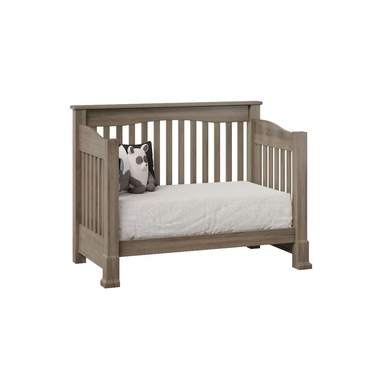 Mackenzie 1401a toddler bed brown maple pcl mineral