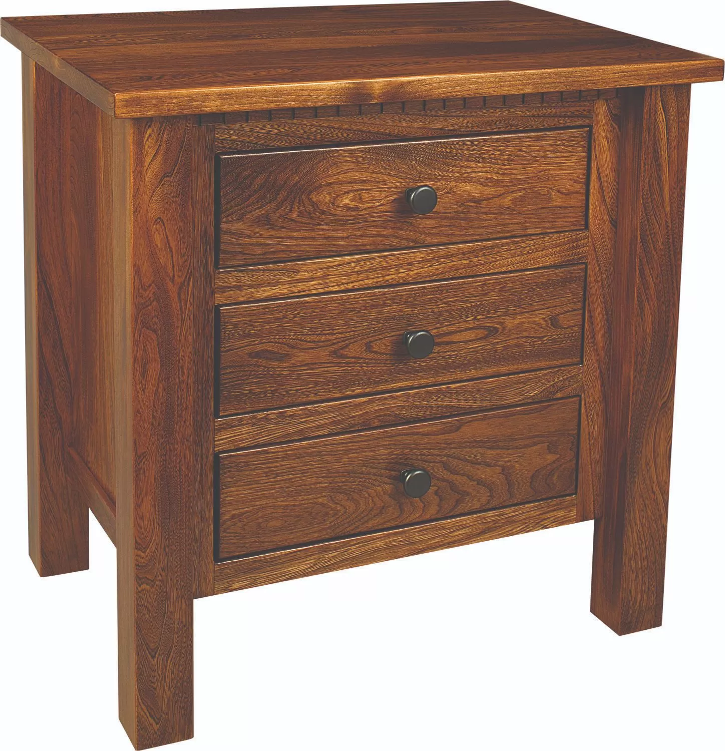 Lindholt 3 Drawer Nightstand