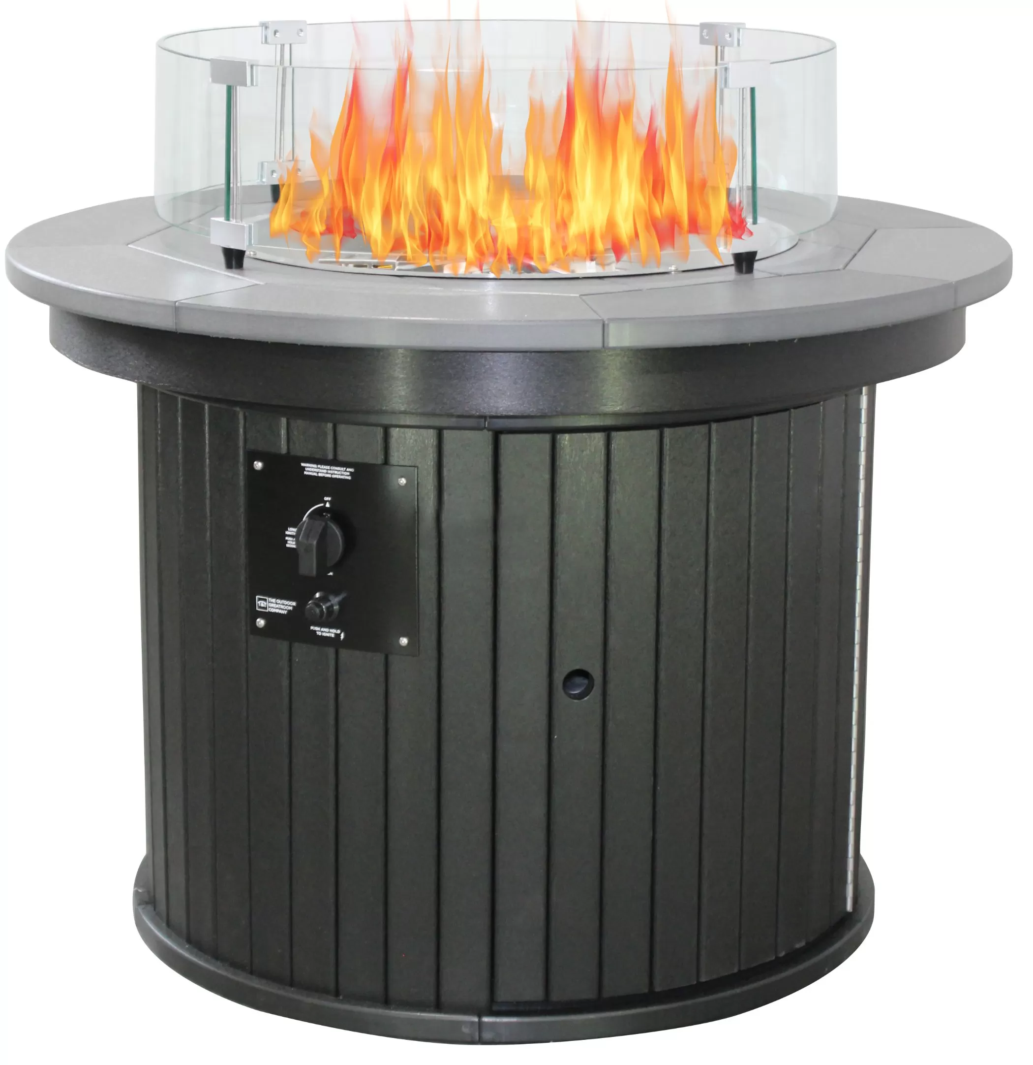 Buckeye 36" Firepit with Round Base