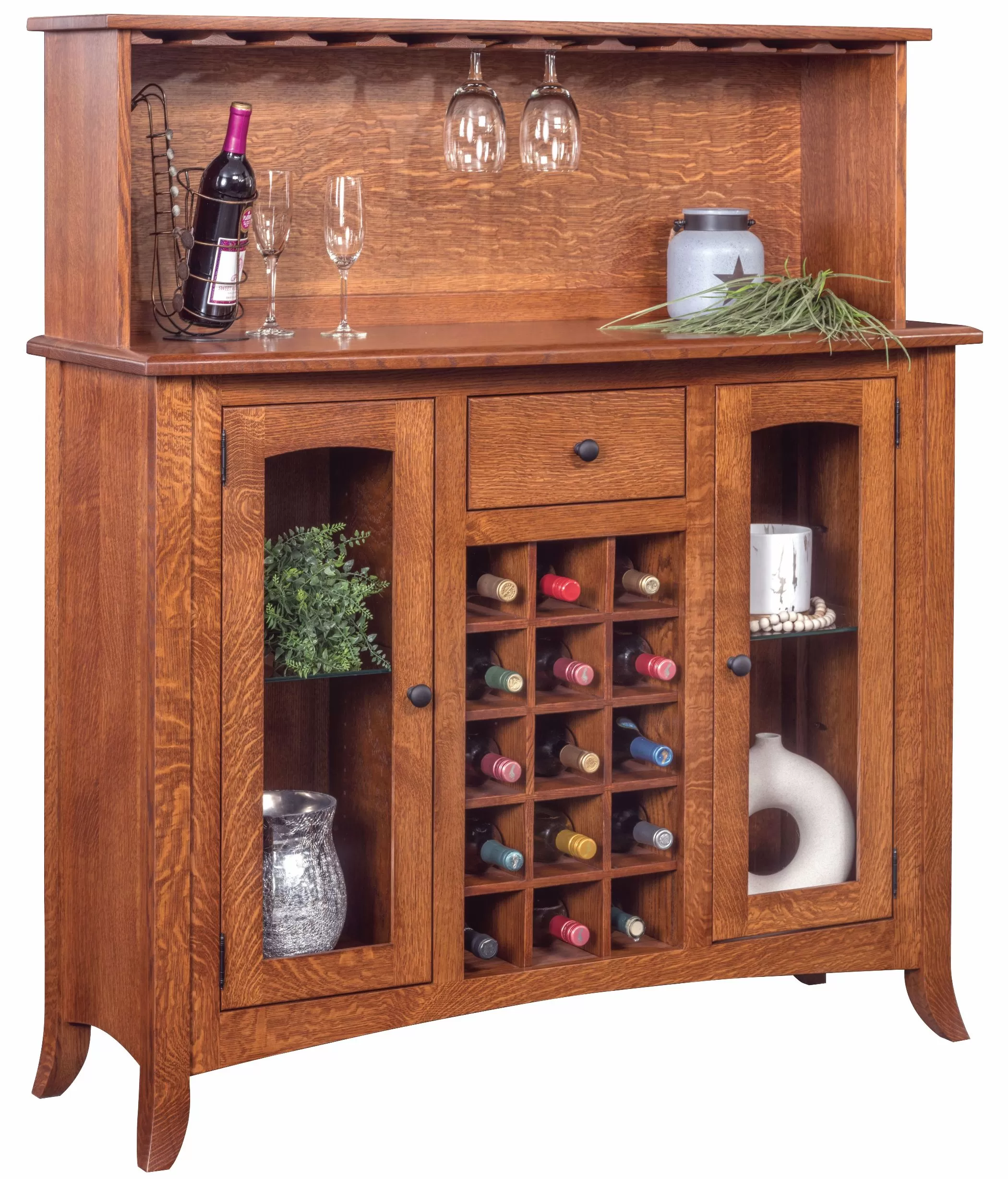 #1110 Belamar Wine Cabinet with Top