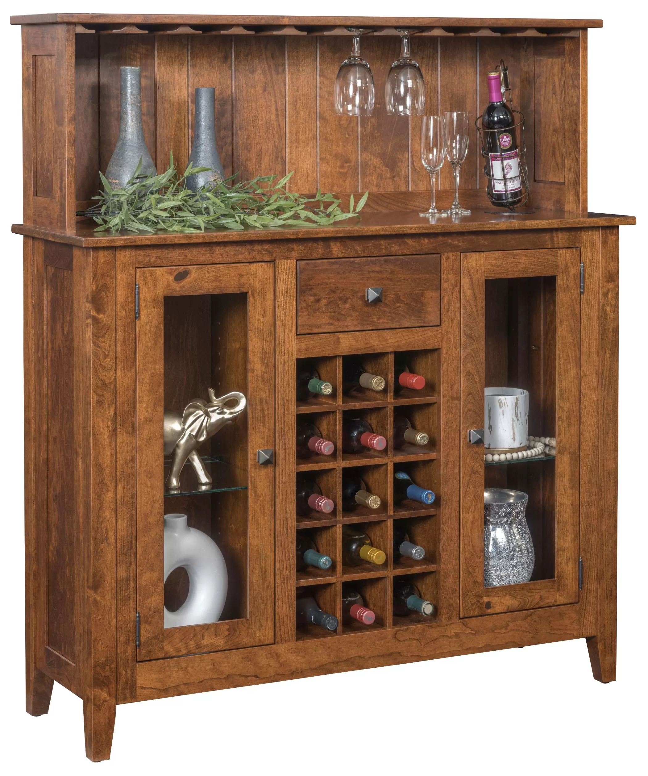 #460 Settlers Ridge Wine Cabinet with Top