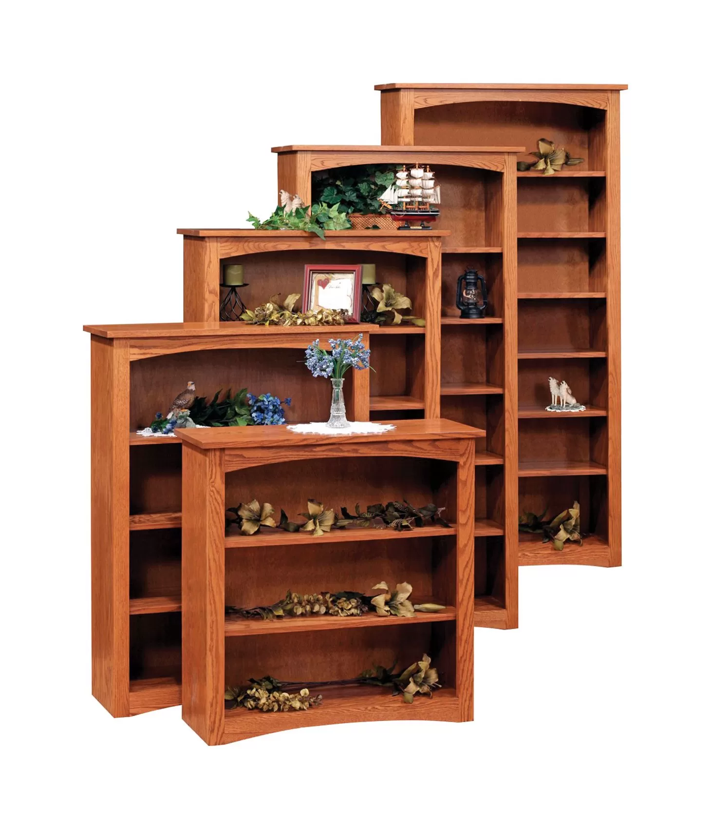 36&quot; Shaker Open Bookcases