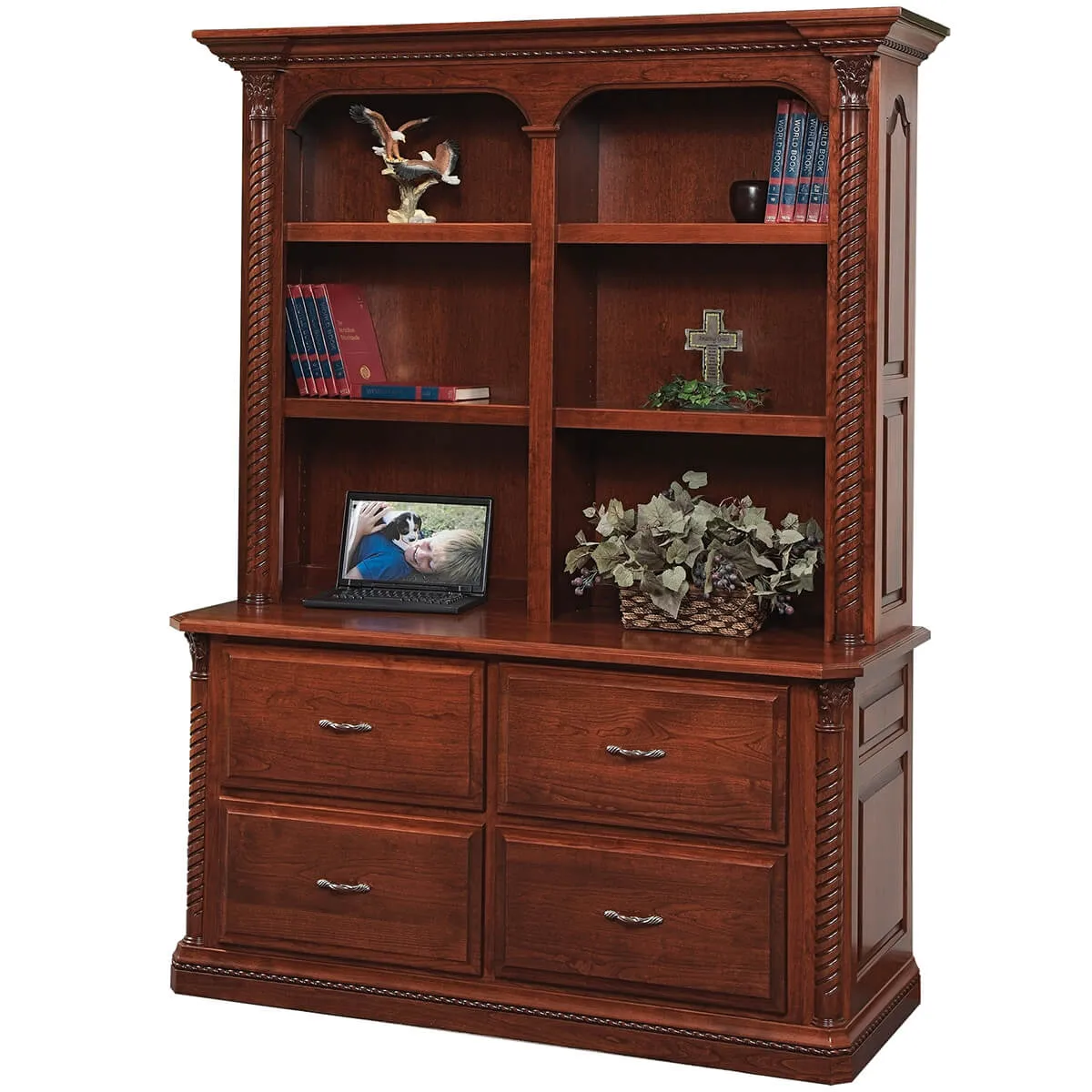 Lexington Series Double Lateral File &amp;amp; Bookshelf