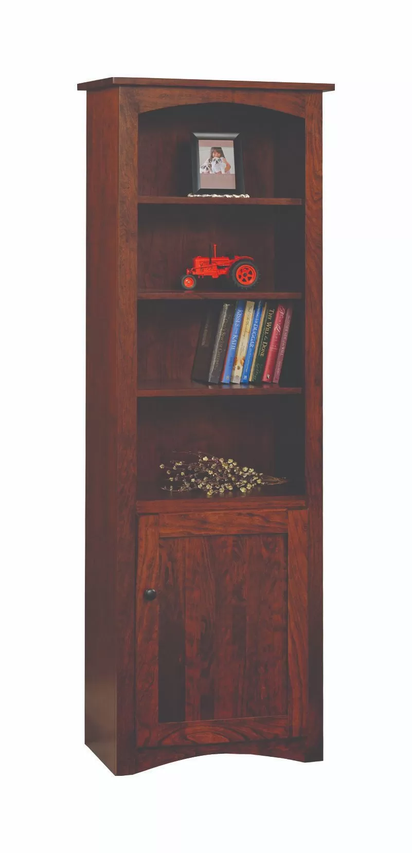 24&quot; Shaker Bookcase with Doors