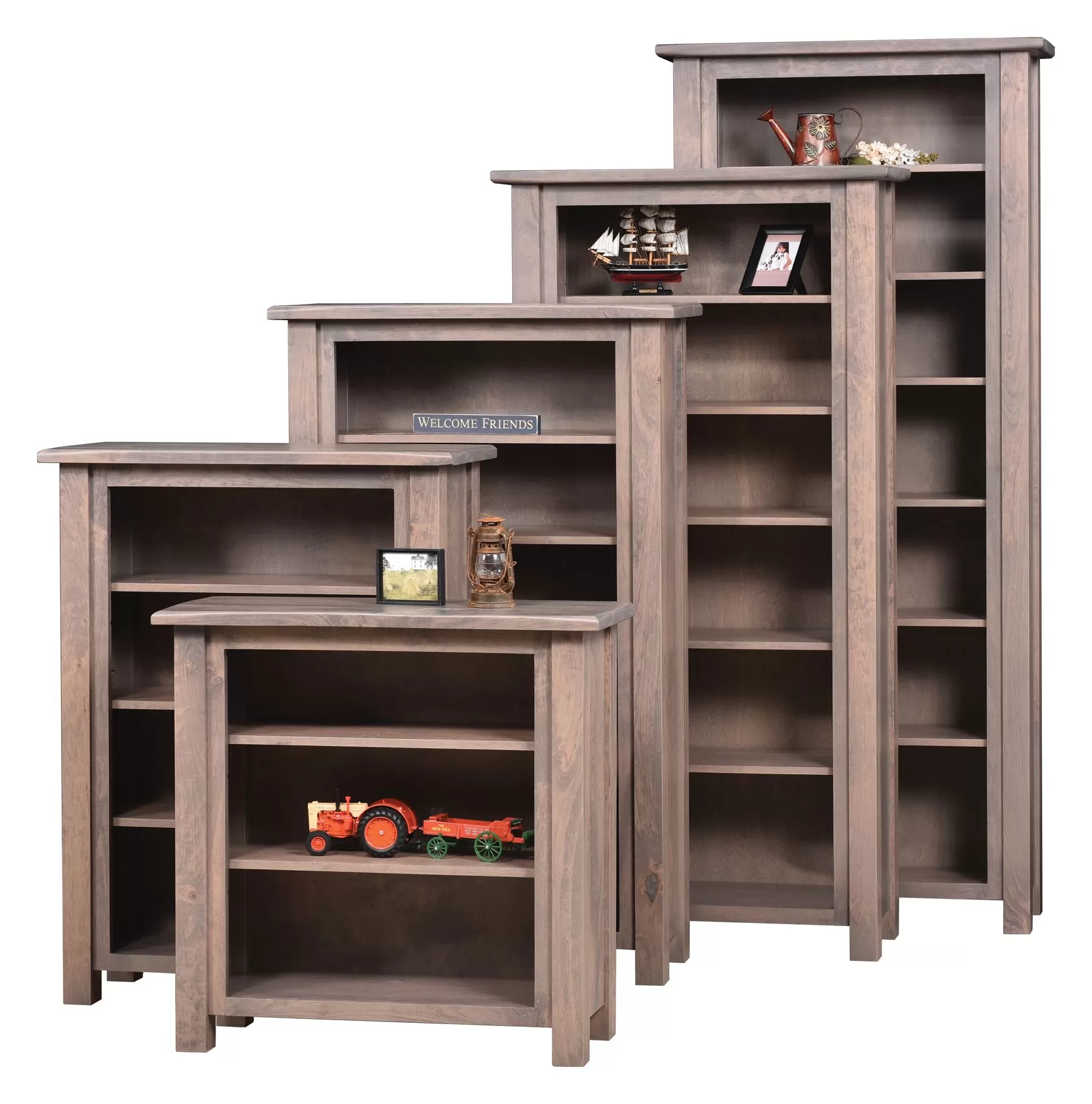 36&quot; Barn Floor Open Bookcases