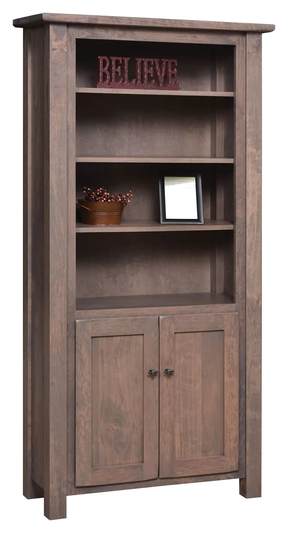 36&quot; Barn Floor Bookcase with Doors