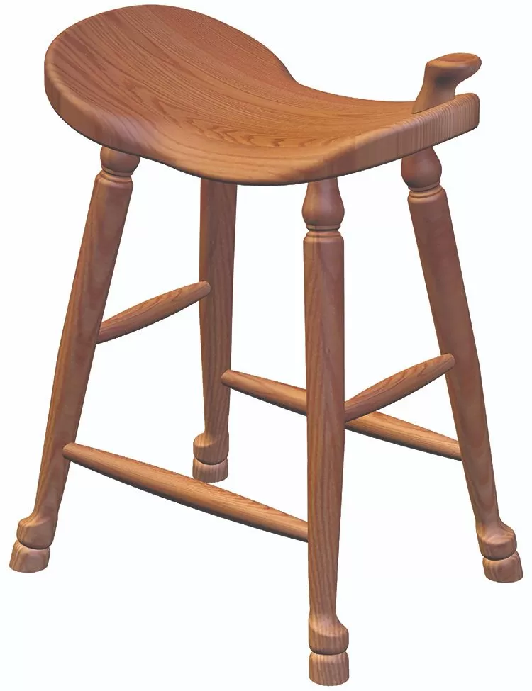 Western Saddle Barstool