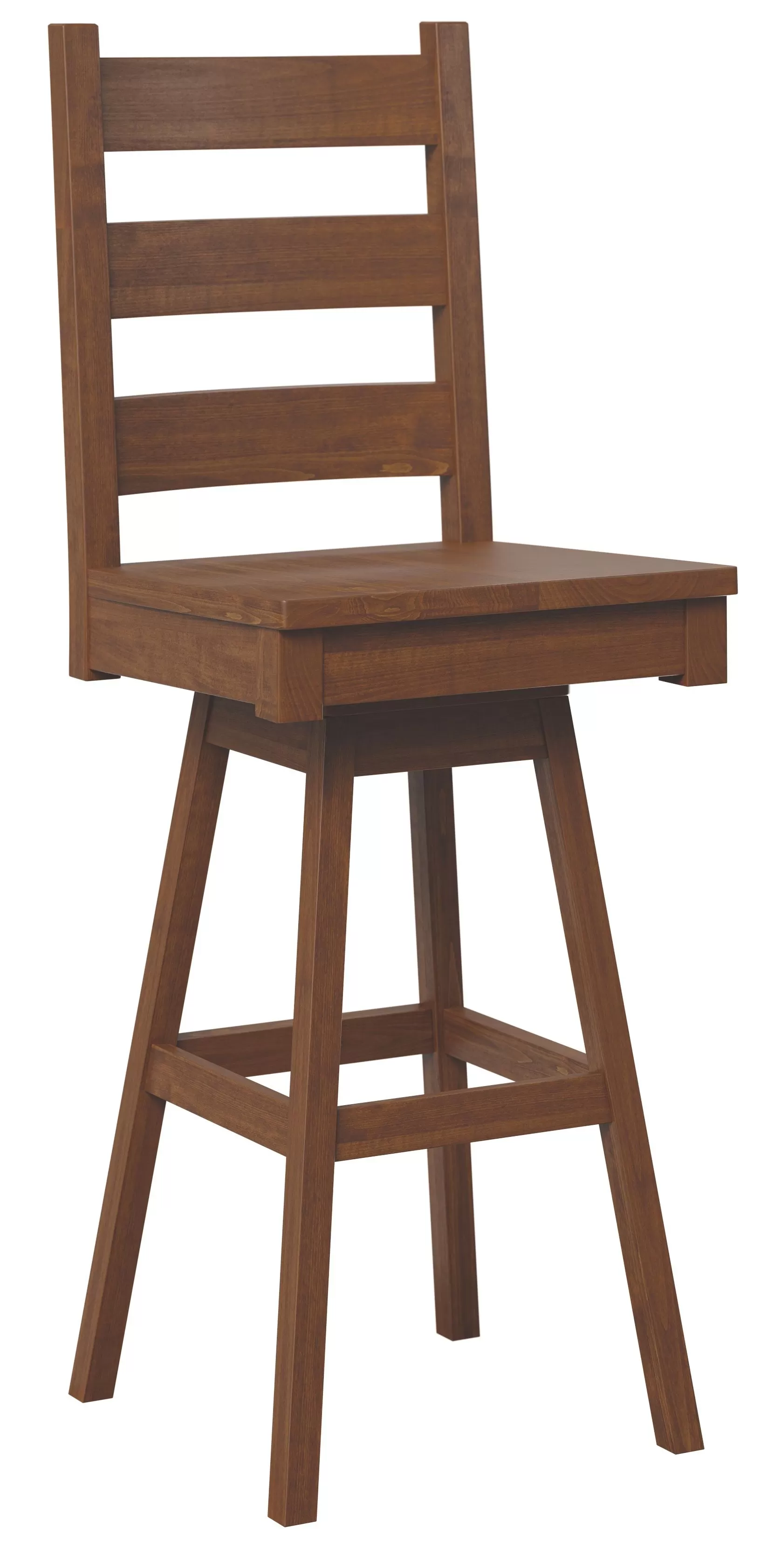 Western Highback Swivel Barstool