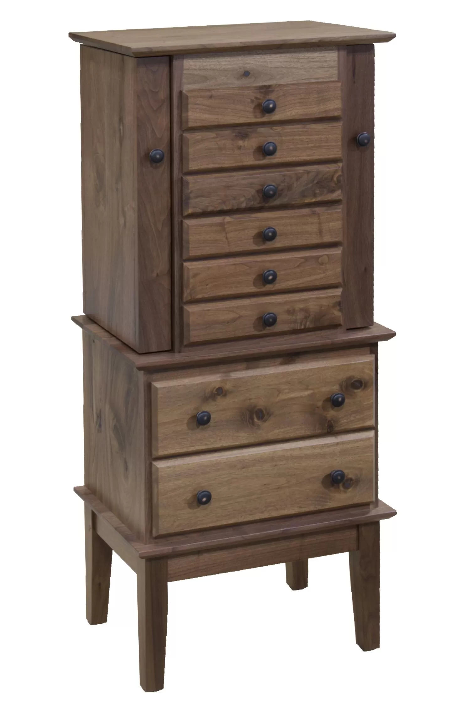 #121 Split Deco Shaker Jewelry Armoire