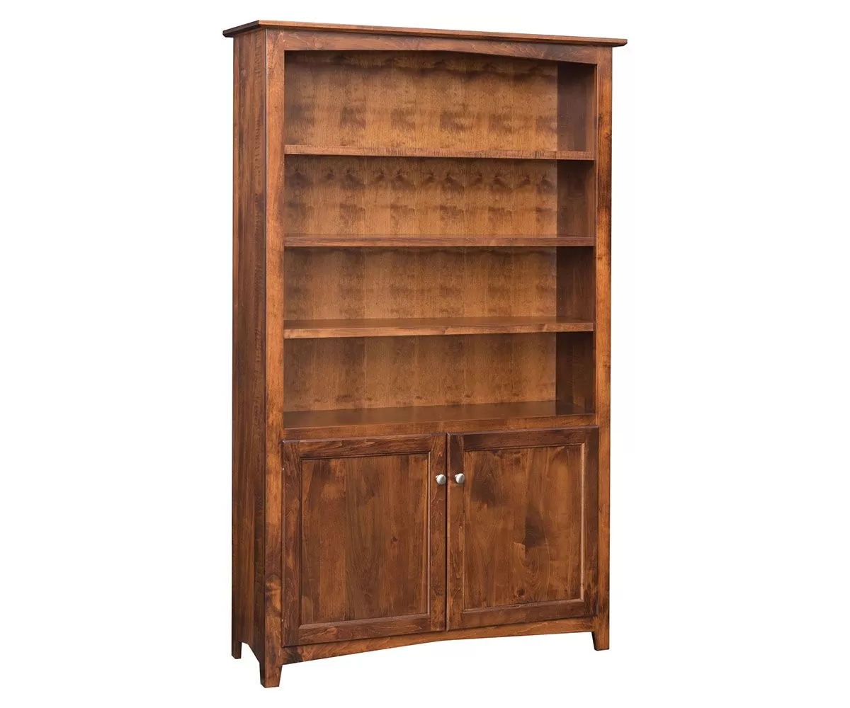 Linwood Bookcase with Bottom Doors