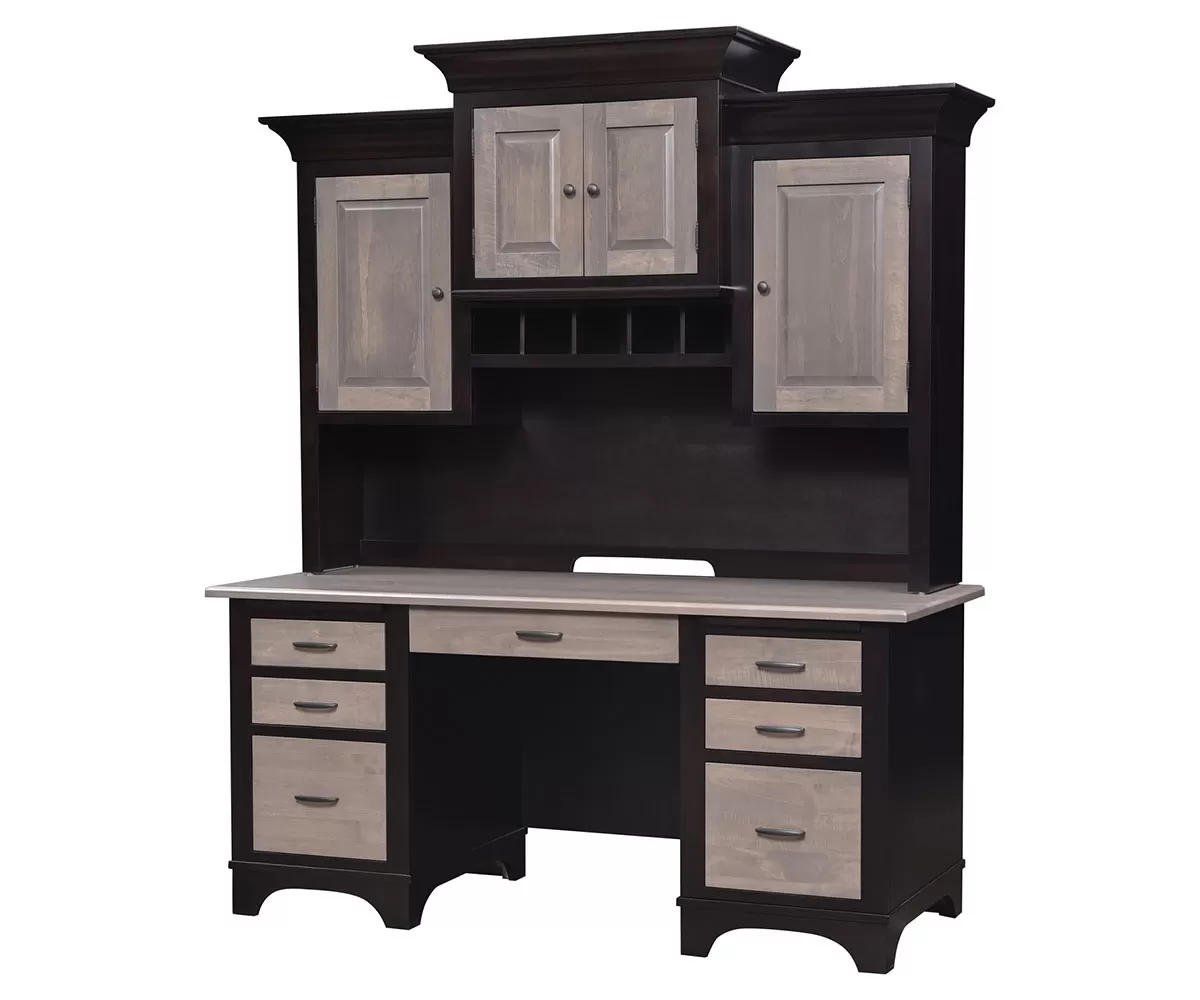 Finley Wall Desk with Hutch