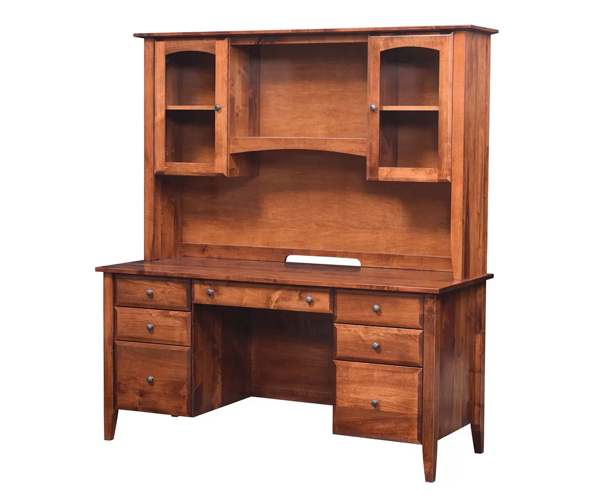 Hampton Wall Desk with Hutch