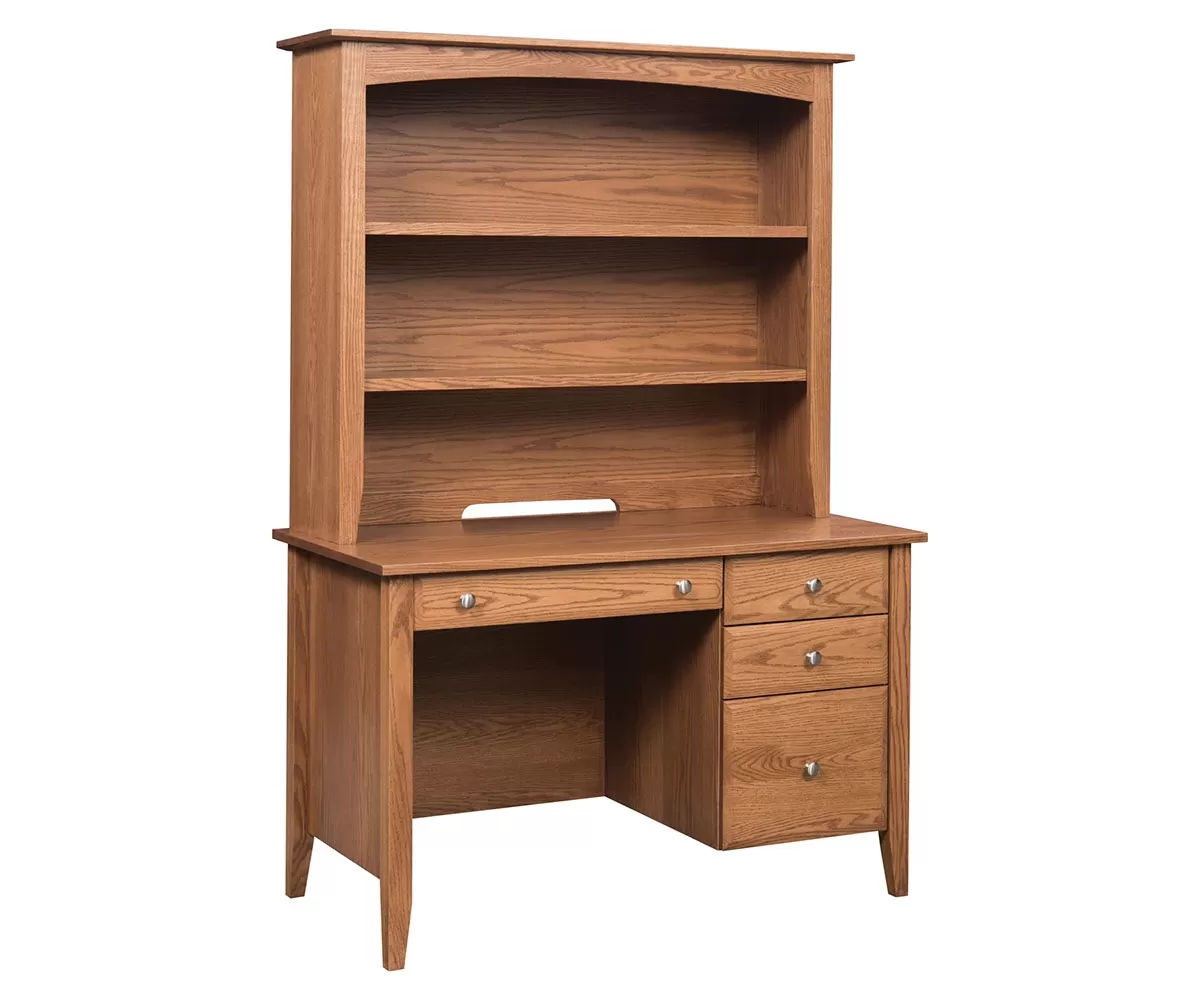 Hampton Kneehole Desk with Hutch