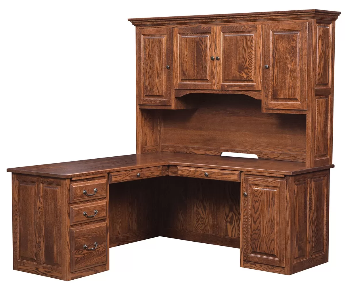 Kingston L-Corner Desk with Hutch