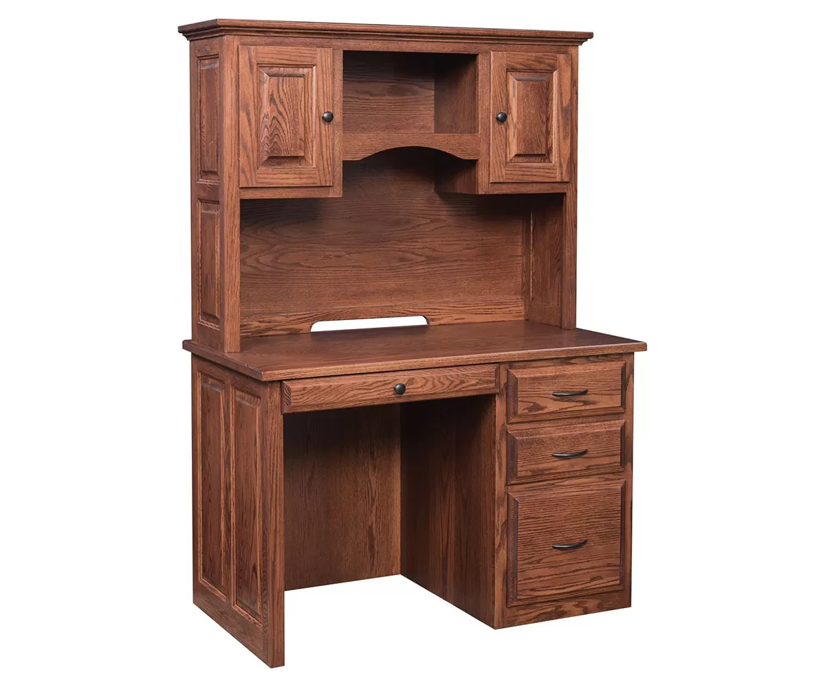 Kingston Kneehole Desk with Hutch